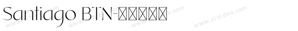 Santiago BTN字体转换